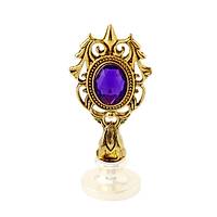 Kraliyet Mor Tal Dkm Metal Mum Mhr Sap Antik Gold 