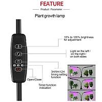 Tam Spektrum LED Ik Bitki Bytme 5V USB 40W Zaman ve Renk Ayar 