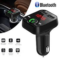 Bluetooth FM Verici Araç Kiti Dijital LCD LED TF MP3 Çift USB Þarj