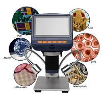 Dijital USB Mikroskop 220X 1080P 4.3 inç UV Filtre Fotoraf Video Dahili Ekran
