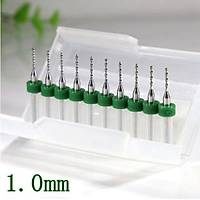 Tungsten Karbr Ulu Freze PCB Mikro/Mini Matkap U 1,0mm x 10 lu Set