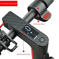 M365/Pro Elektrikli Scooter iin Panel ve Gaz Karbon Desen Film