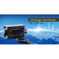 DC 12 V-24 V 8A LED Tek Renk Dimmer Uzaktan Kumandal Parlaklk Kontrol 