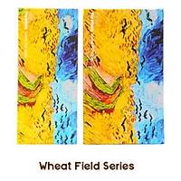 Van Gogh Wheat Field Divit Kalem Mum Mhr Kaligrafi Seti