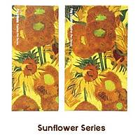 Van Gogh Sunflower Divit Kalem Mum Mühür Kaligrafi Seti