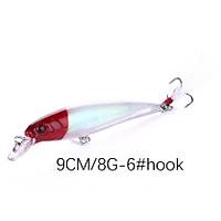 PROFISHER 4 Renk Set 2 Kanca Sahte Balk Yem 8 gr 9 cm Minoru B