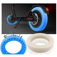 M365/Pro Elektrikli Scooter in Mavi Floresan Patlamayan Lastik