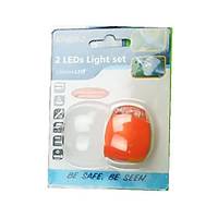 Bisiklet kaz Led Iklar Gidon ve Kuyruk Lambas Silikon 3 Mod