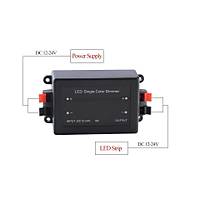 DC 12 V-24 V 8A LED Tek Renk Dimmer Uzaktan Kumandal Parlaklk Kontrol 