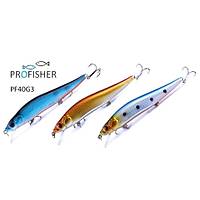 Profisher 2 Renk Set 3 Kanca Sahte Balık Yem 13 gr 12,5 cm W Gear