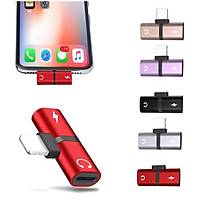 iPhone 7 8 X XR XS 11 iin 2 in 1 Ses arj ift Adaptr Splitter