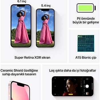 iPhone 13 256 GB Akll Telefon