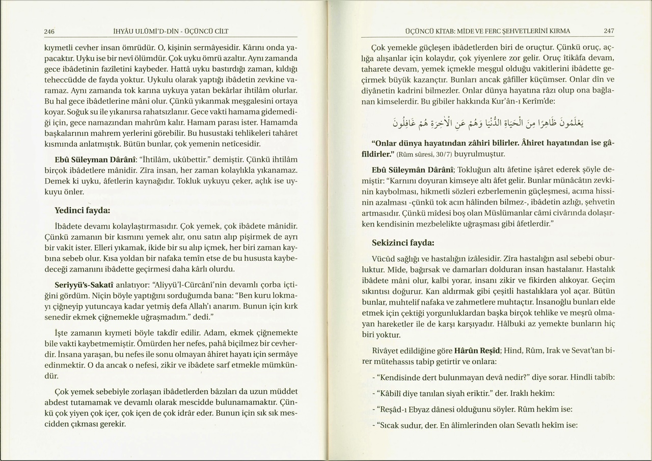 ahmet serdaroglu tercumesi ihyau ulumiddin 4 cilt 210 tl kapida ode