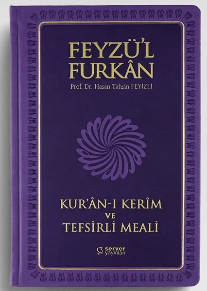 LİLA Büyük Boy Mushaf ve Meal Ciltli Feyzül Furkan Kuranı Kerim ve Tefsirli Meali