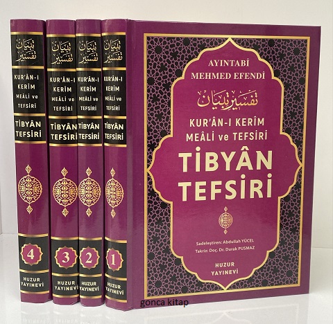 Tibyan Tefsiri, Kuranı Kerim Meali ve Tefsiri, 4 Cilt Takım