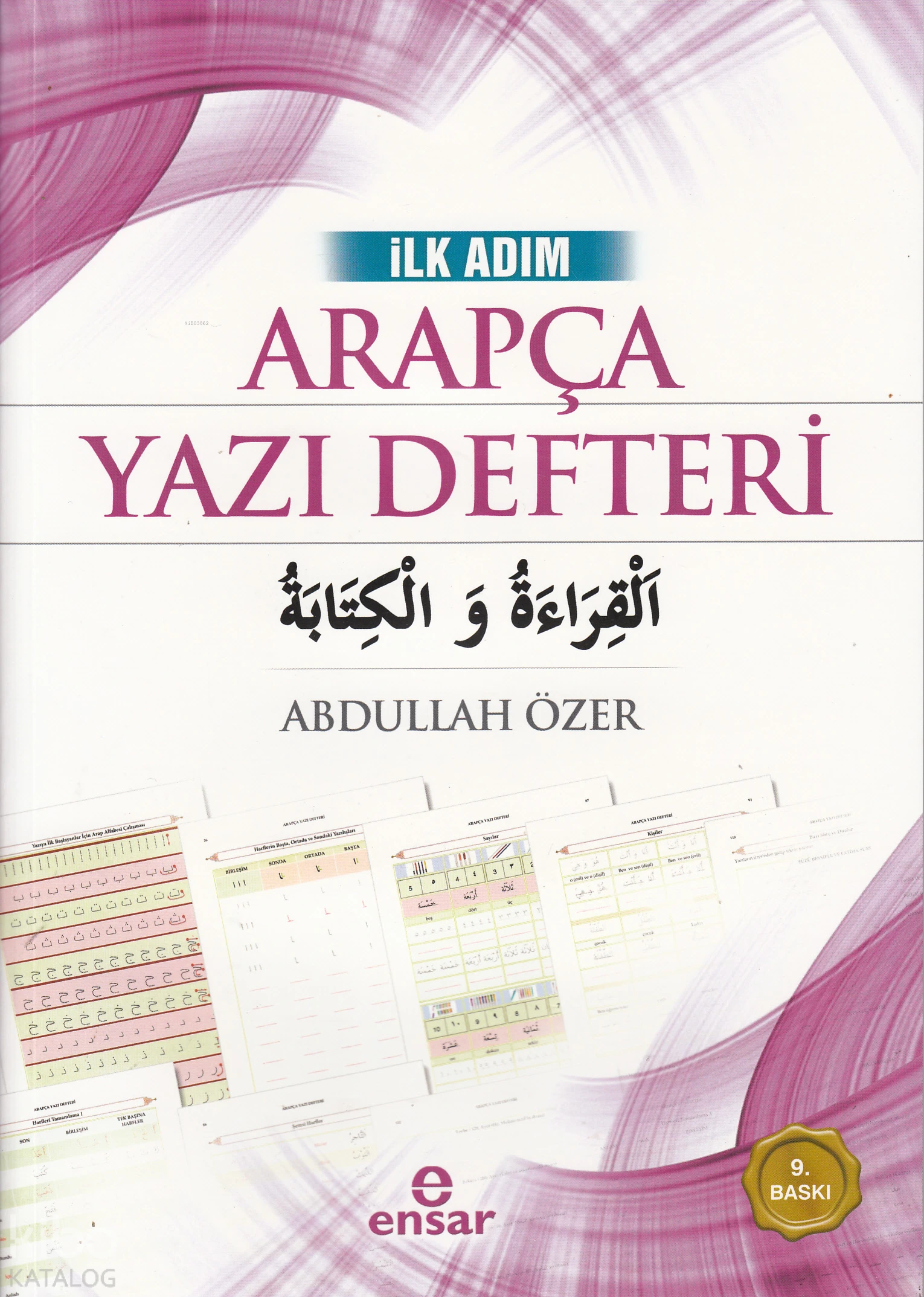İlk Adım Arapça Yazı Defteri Abdullah Özer ENSAR