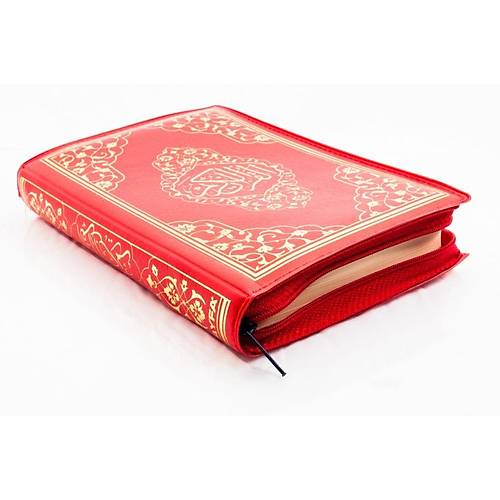Çanta Boy Fermuarlı Kılıflı Mühürlü Kuranı Kerim AYFA