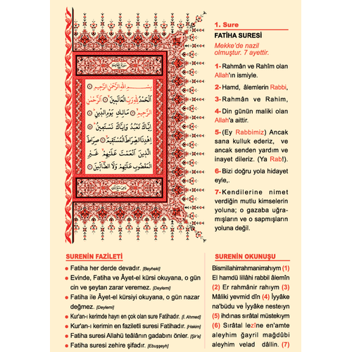 Rahle Boy 41 Yasin Türkçeli, Fihristli Ayfa014
