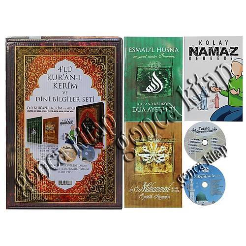 4 Lü Kuranı Kerim ve Meali, Tecvidli