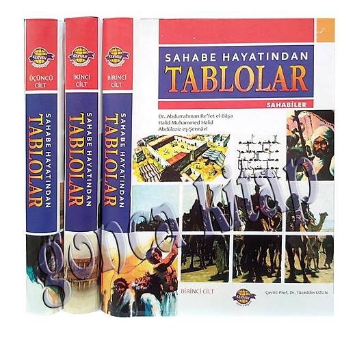 Sahabe Hayatından Tablolar, 3 Cilt Set