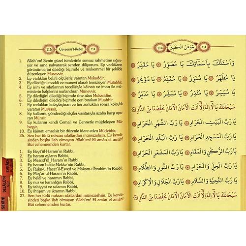 AYFA 042 Altın Sarısı Hizbün Hakaikin Nuriye Büyük Cevşen ve Açıklaması Hafız Boy