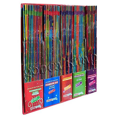 Çocuklar İçin İslam Tarihi 100 Kitap Renkli, Resimli  Kuşe Kağıt Ebat: 15x21 cm