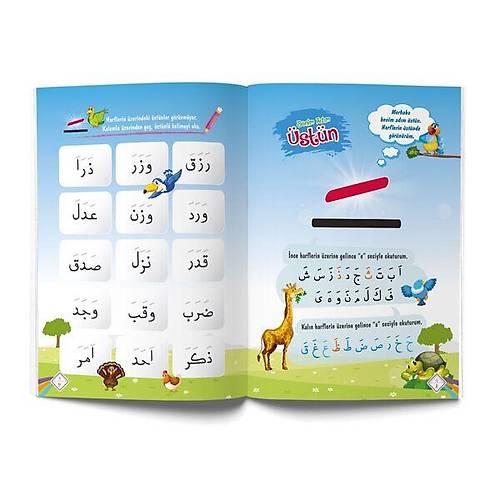 Okul Öncesi Elifba Seti 4 Kitap Hayrat Neşriyat