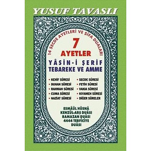 7 Ayetler Yasin-i Şerif Tebareke ve Amme Kod:D31/A Türkçeli TAVASLI