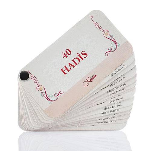 40 Hadis Kartelası, Cep Boy