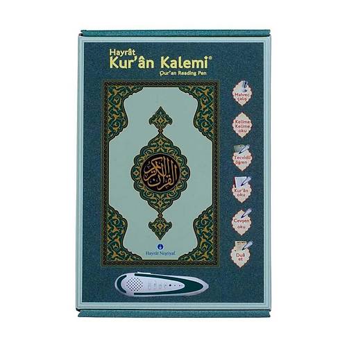 Kuran Okuyan Kalem Seti Yeşil Orta Boy Karton Kutulu