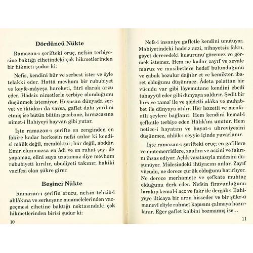 Ramazan Şükür İktisat Risaleleri 10,5x16 cm Orta Boy RNK
