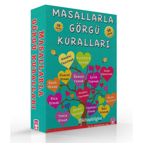 Masallarla Görgü Kuralları Set, 10 Kitap TİMAŞ