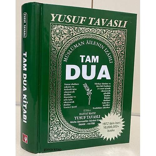 Kalın Ciltli B26 Tam Dua Kitabı - Mana ve Anlamlarıyla, Tavaslı