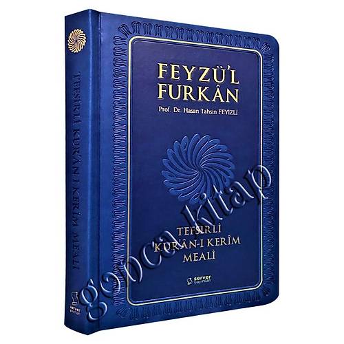 Feyzül Furkan Tefsirli Kuranı Kerim Meali Orta Sadece Meal Termo Cilt LACİVERT Renk