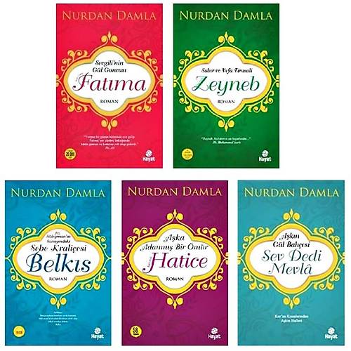 Nurdan Damla Adanmış Ömürler, 5 Kitap Set