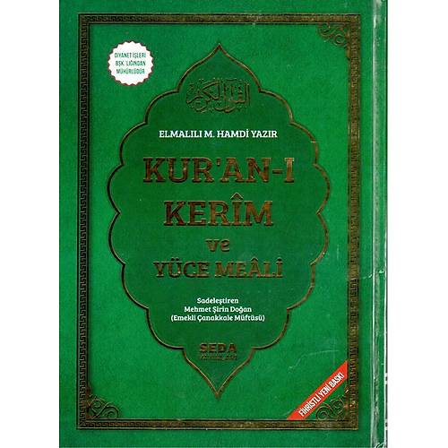 Bilgisayarlı Elmalı Kuranı Kerim ve Meali Rahle SEDA
