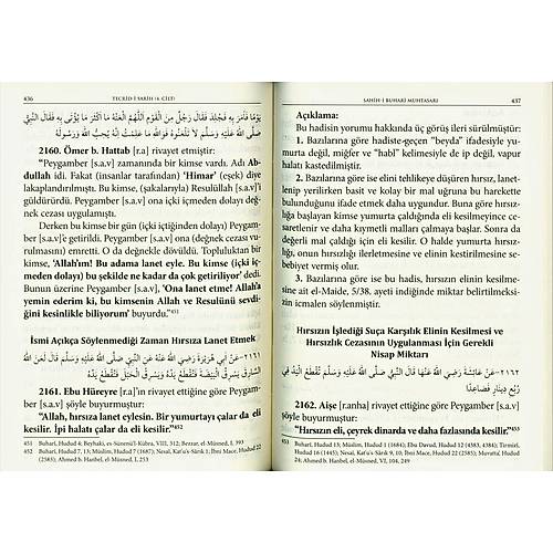 Açıklamalı Sahih-i Buhari Muhtasarı Tecridi Sarih Küçük Boy 4 Cilt Set