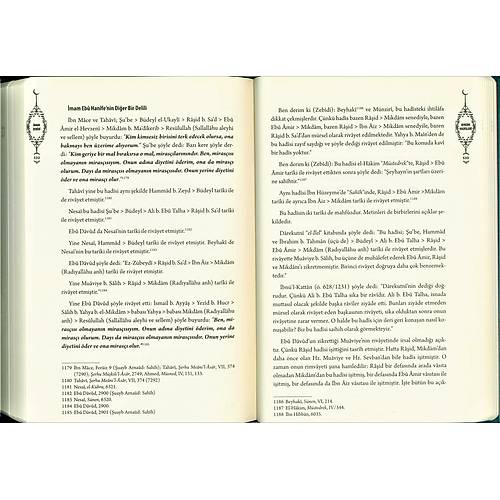 İmam-ı Azamın Rivayet Ettiği Ahkam Hadisleri 2 CİLT SET KAYIHAN