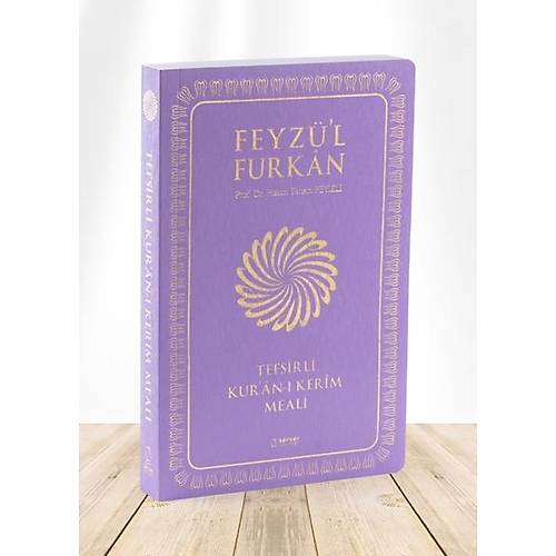 Feyzül Furkan Tefsirli Kuranı Kerim Meali Cep Boy İnce Cilt Lila