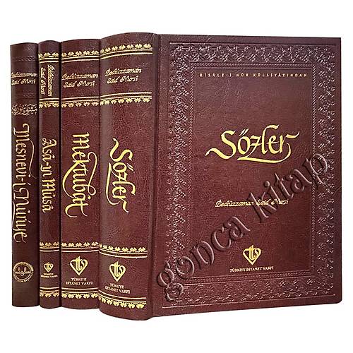 4 Kitap Sözler, Mesnevi , Asayı Musa , Mektubat, Diyanet Yayınları