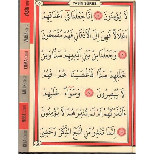 Çanta Üçlü 41 Yasin Türkçeli Fihristli AYFA 043