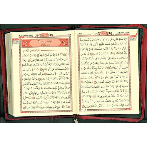 Çanta Boy Kılıflı Fermuarlı Kuranı Kerim SEDA