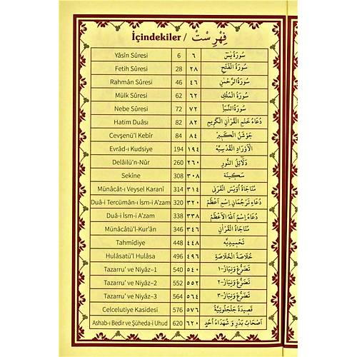 AYFA 042 Altın Sarısı Hizbün Hakaikin Nuriye Büyük Cevşen ve Açıklaması Hafız Boy