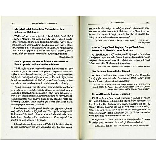 Sahihi Buhari Sahih-i Müslim  Muhtasar, 2.HAMUR Metinsiz 2 Kitap POLEN