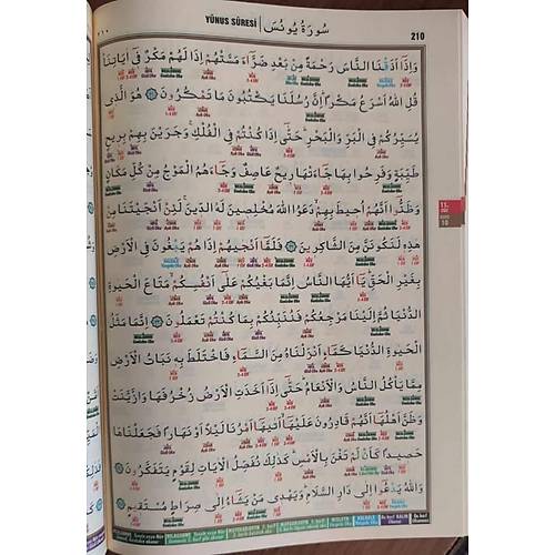 AKTİF RAHLE Satır Arası Tecvid Kaideli ve Tecvid Açıklamalı Kuranı Kerim