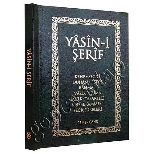 Semerkand Yasini Şerif Cep Boy Kalın Ciltli Yeşil Kapak