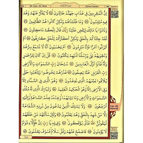 Cami Boy Kadife Kuranı Kerim FETİH