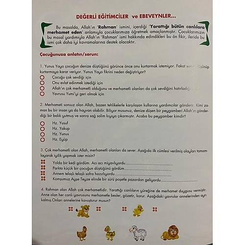 Allahın İsimlerini Öğreniyorum 1 Set 10 Kitap