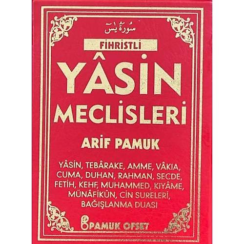 Yasin Meclisleri Sadece Arapça Plastik Ciltli Yas109 Pamuk