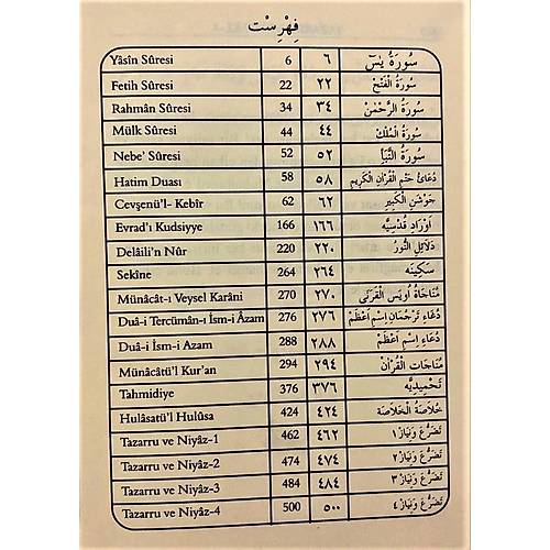Büyük Cevşen ve Türkçe Açıklaması, Cep Boy, Tombul MORALİTE
